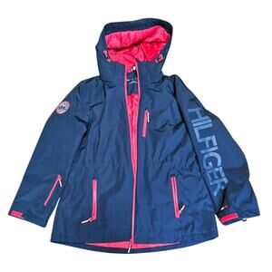 Tommy Hilfiger Women's 3-in-1 All-Weather System Hooded Jacket - Size Large